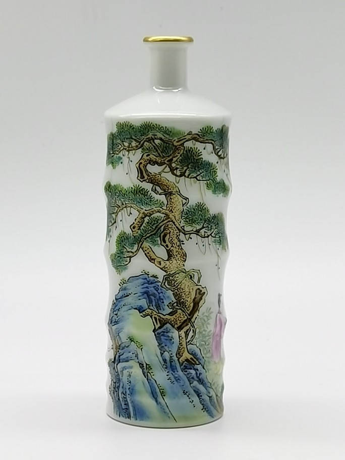 高丽青瓷云鹤纹梅瓶高古瓷器艺术收藏品九品相态陶瓷瓶-Taobao-Tmall
