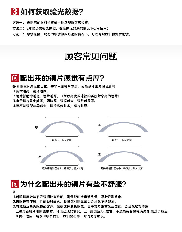 Kính quang học MS Mans 1.61 ống kính phi cầu chống ánh sáng màu xanh kính cận thị 2