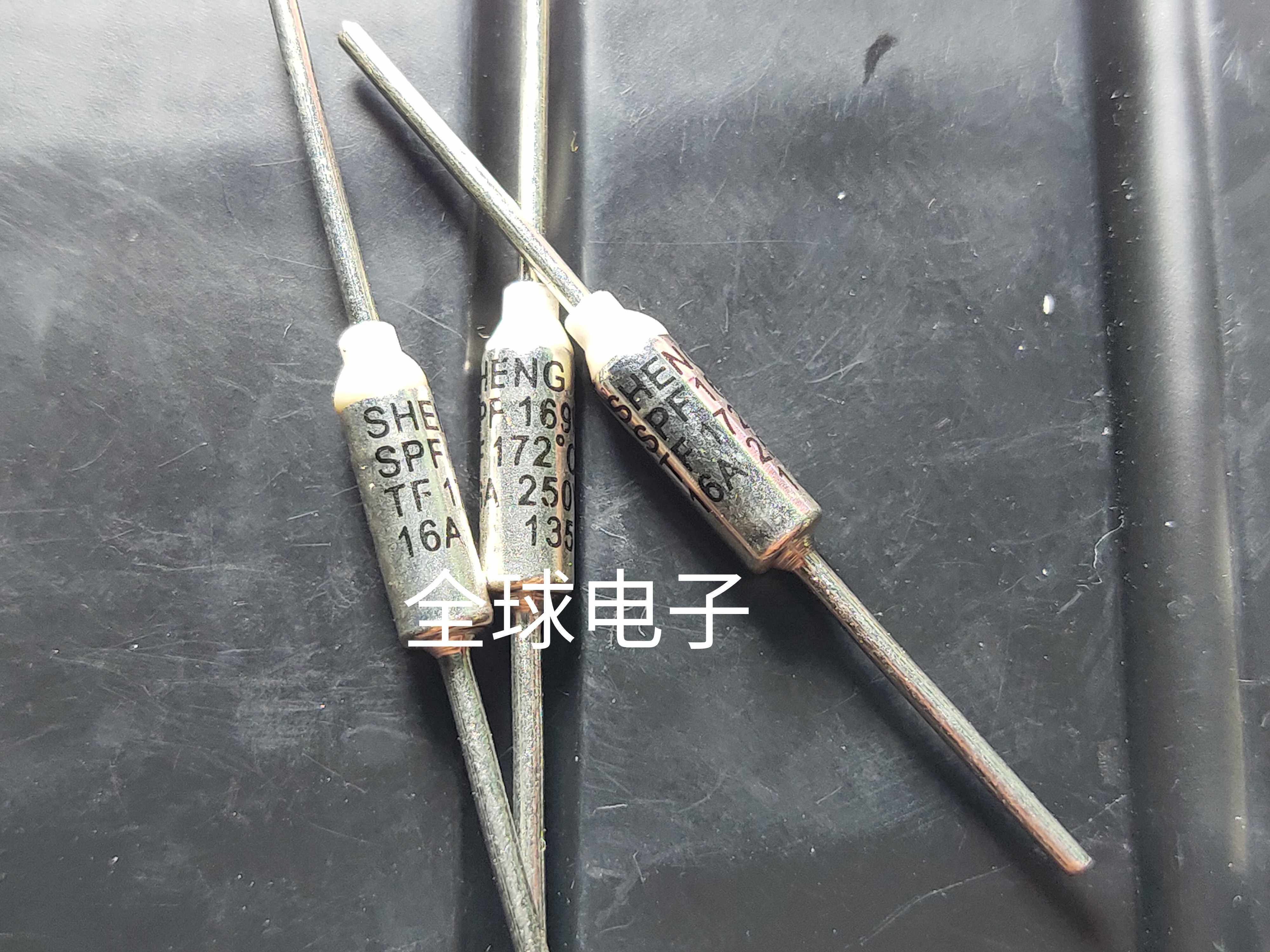 New original SHENG PING SPF169 TF172 degrees 16A 250V temperature protection tube hair 5
