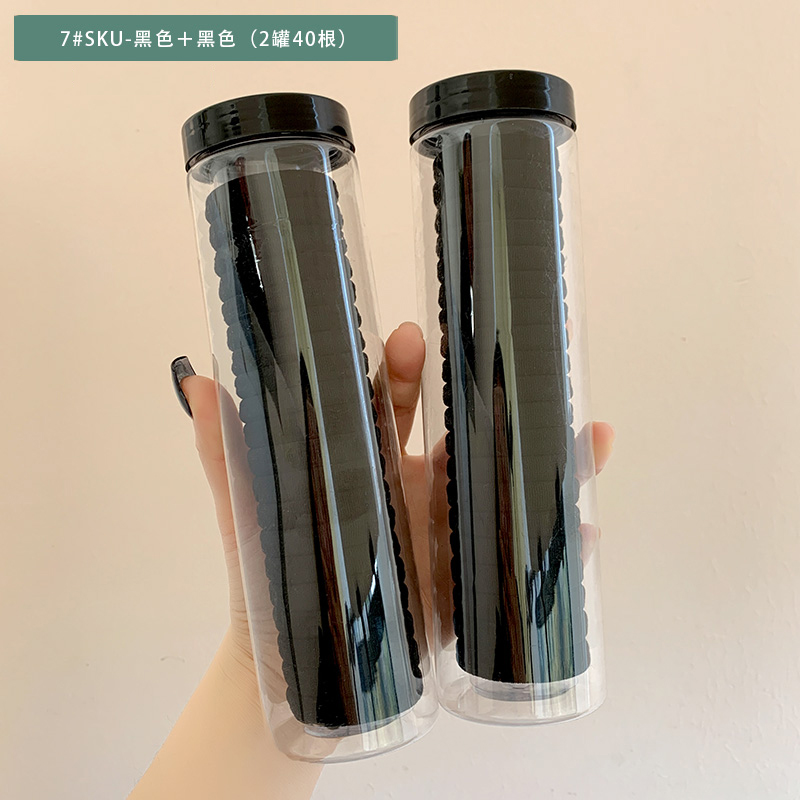 images 12:20 knotted high-bolt towel rings in Korean boxes without seams durable headline hairpin curd hair rings