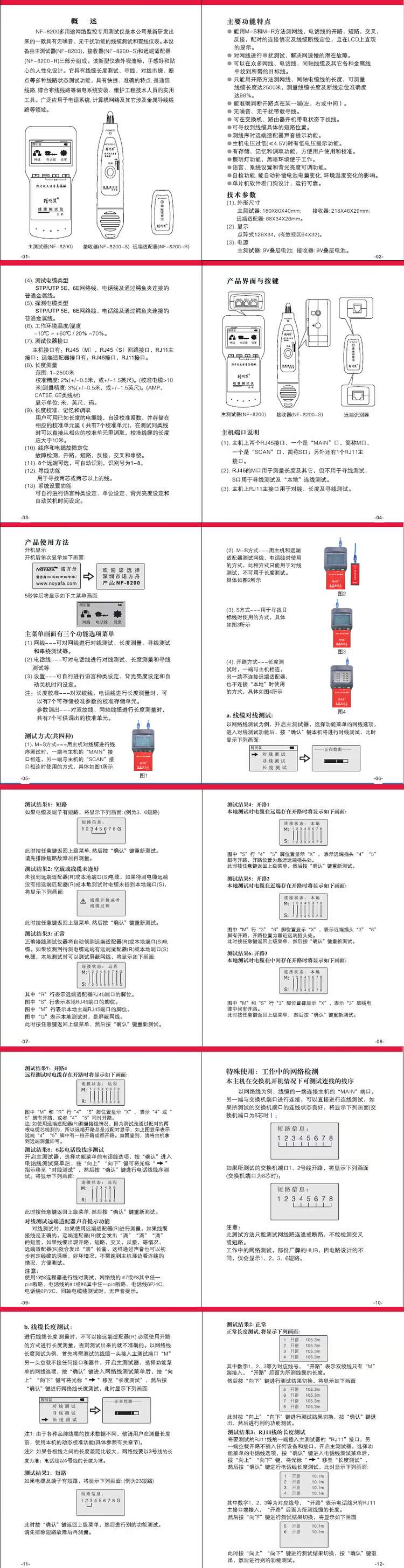 Chuột thông minh 8200net công cụ tìm đường dây công cụ tìm đường dây đồng hồ kiểm tra đường dây bộ dụng cụ kết hợp - Thiết bị & dụng cụ