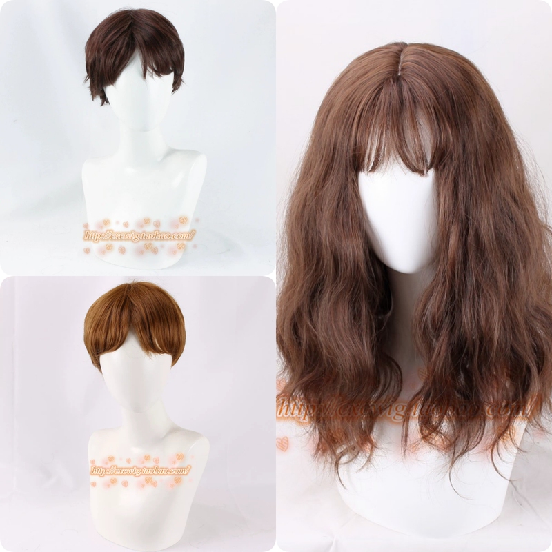 Cosplay Wigs Harry Hermione Ron Snape Sirius Luna Ginny Malfoy Mistletoe