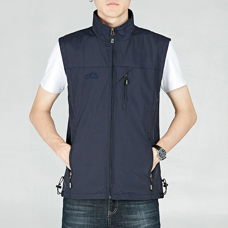 Tình nguyện viên Vest Vest tùy chỉnh Siêu thị Hoạt động từ thiện Quần áo bảo hộ lao động Tình nguyện Vest đỏ Quảng cáo in tùy chỉnh - Áo thể thao