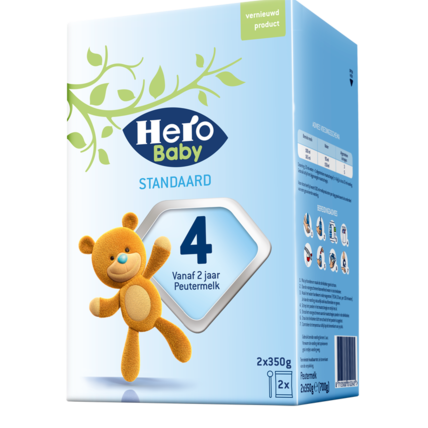 Holland imported boxed Hero Baby gifted infant milk powder 4 segments 700g over 2 years old