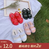 A078 Mo Ma custom summer new sandals with soft bottom jelly shoes baby sandals