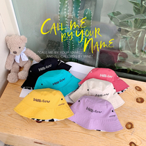 Little pudding baby baby baby spring travel sunscreen fishermans hat girl Joker foreign air basin hat childrens spring and autumn hat