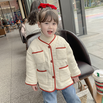 Winter clothing thick warm cotton padded jacket childrens clothing 2020 new girls foreign style Korean version of cotton jacket childrens winter clothes
