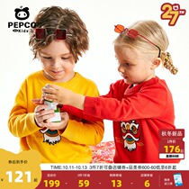 Piggy Banner childrens clothing boys and girls sweater autumn and winter New Baby cartoon sweater Childrens annual casual sweater