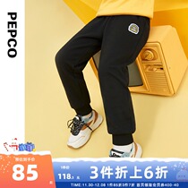 Little Pig Banner Childrens Clothing 2021 Autumn New Childrens Sports Pants Casual Pants Casual Pants Boys Single Pants