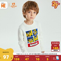 Pepco childrens clothes boys sweater zhong da tong sweater 2021 new top Western style tide pullover sweater