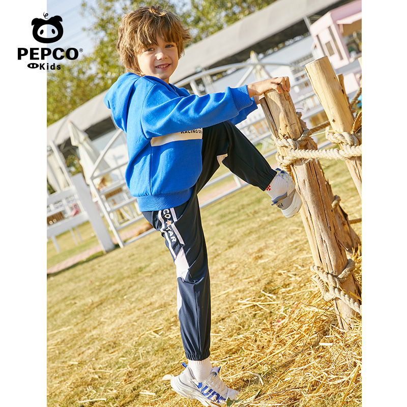 Pigb Banner Boy Long Sleeve T-Shirt 2020 của mùa xuân mới cho trẻ em Hood đan áo len trong cậu bé lớn.