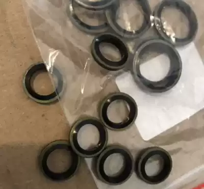 Motorcycle brake tubing gasket Rubber sealing ring Oil cooler cushion gasket Oil pump high pressure gasket