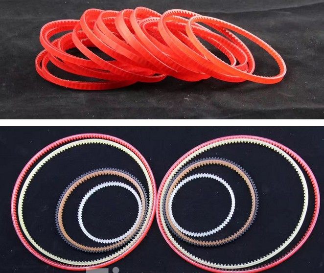 Small lathe double-sided tooth sewing machine belt electric motor belt micro belt synchronous belt triangle belt small motor belt