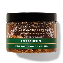 New BBW Gold Saccharine Oil Scrub Aromatherapy 368g Eucalyptus Mint Exfoliator Bath&Body Works