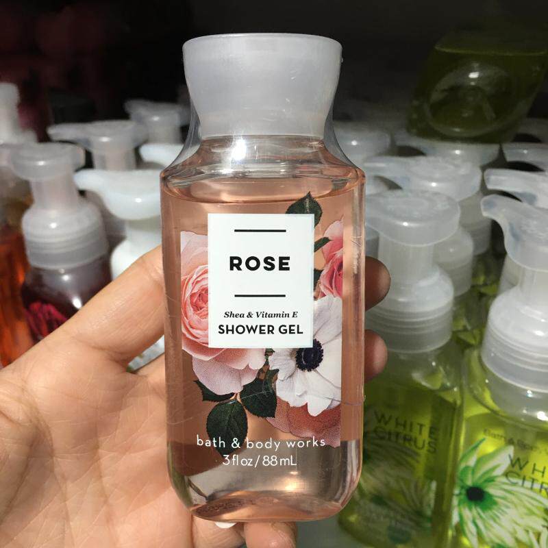 American BBW rose rose Fragrance Moisturizing Refreshing Shower Gel 88ml Travel Pack BathBody Works