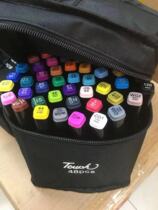 Y030 Childrens Black Bag marker Pen 48 colors