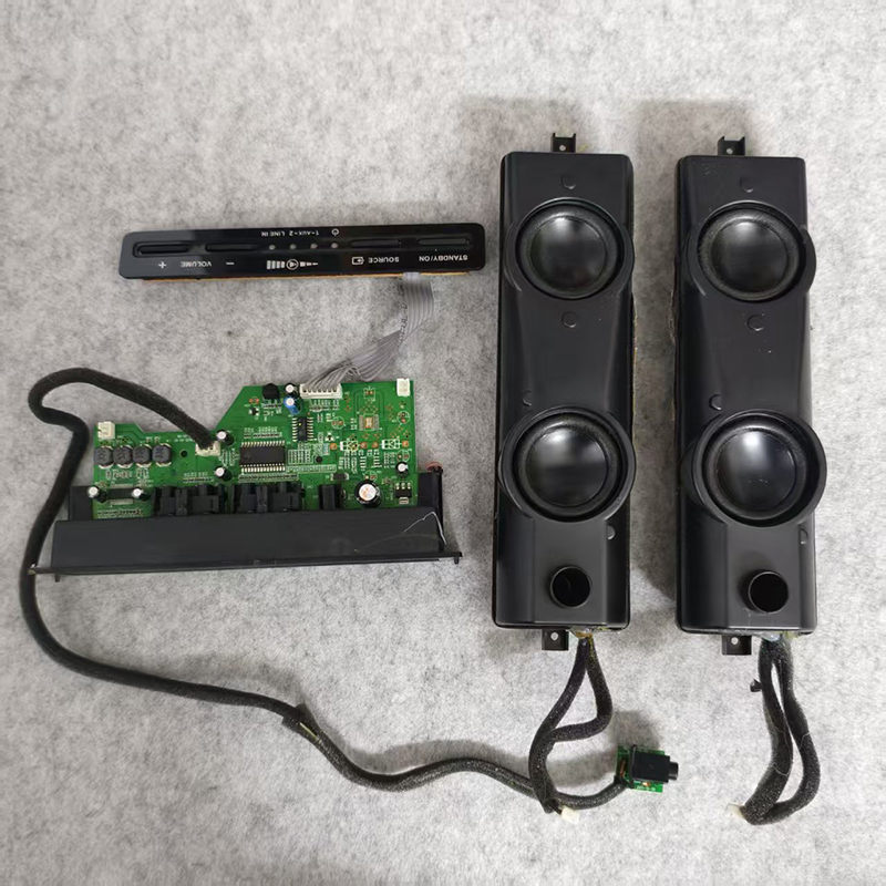 The sound bar disassembled and the surround sound is great