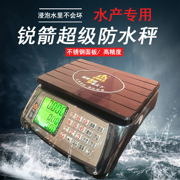 Ruijian electronic scale platform scale 30kg super waterproof scale accurate 1 gram pricing aquatic seafood scale commercial electronic scale