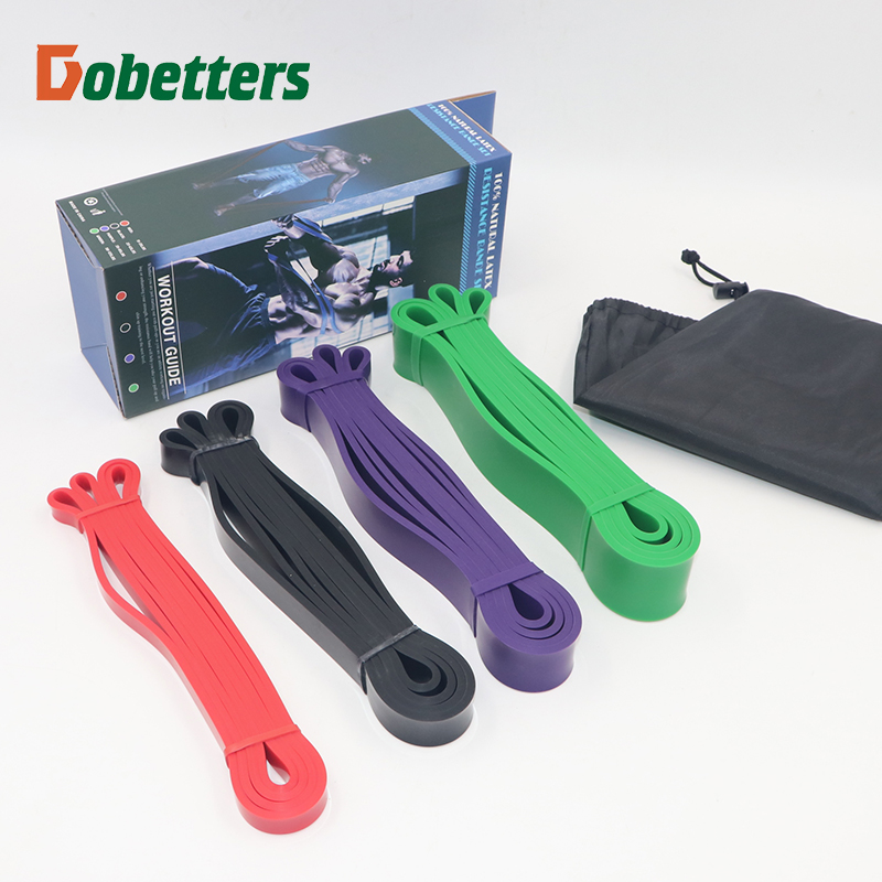 Fitness shaping rehabilitation Elastic band Resistance band Track and field flat rubber band Pull-up ring Pull-up auxiliary strength training