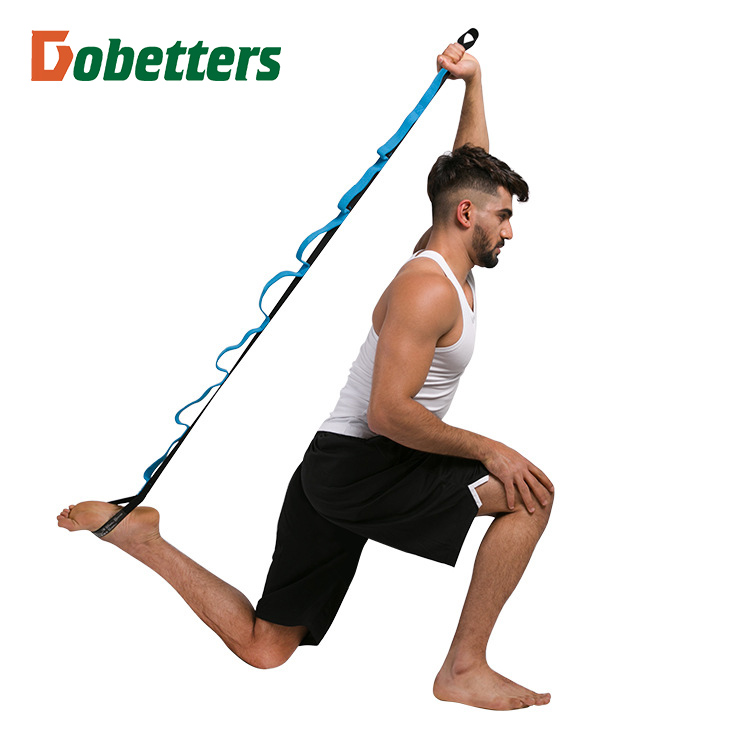 Jump gymnastics yoga stretch belt stretch belt chrysanthemum rope Yoga bed accessories Chrysanthemum belt rope flat belt Yanggrali