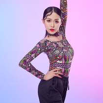 Latin dance suit 2022 New beautiful dance suit Morden dance blouses womens national standard dance costumes dance costumes