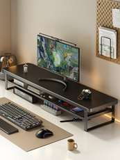 usb显示器增高架 电脑屏幕高架显示器支架支架办公桌储物架桌面屏幕底座储物架