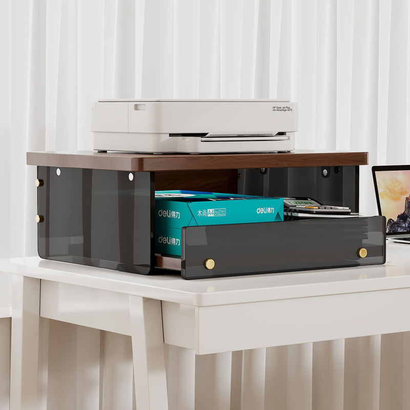 Office Desktop Printer Storage Rack Organizer Office Small File Home Elevated Shelf