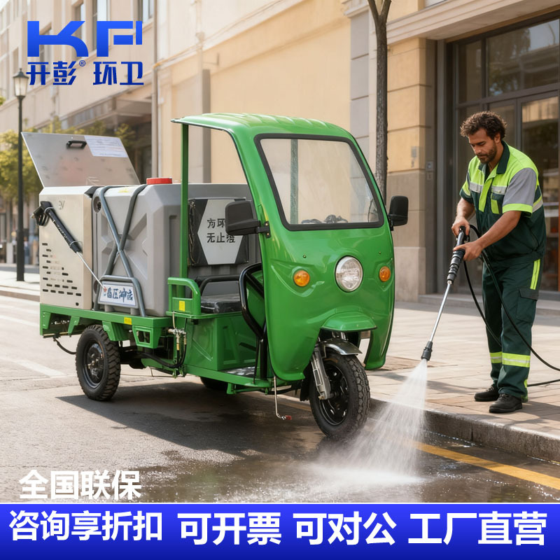 Zhanhang Electric Three-Wheel High-Pressure Cleaning Vehicle Sanitation Washing Vehicle Floor Cleaning Garden Multi-Functional Road Sprinkler Mist Cannon 2 Zhanhang Electric Three-Wheel High-Pressure Cleaning Vehicle Sanitation Washing Vehicle Floor Cleaning Garden Multi-Functional Road Sprinkler Mist Cannon 2