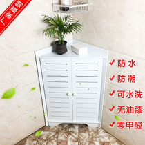 Bathroom side cabinet toilet corner locker toilet corner cabinet waterproof floor-to-ceiling cabinet wall corner cabinet living room storage cabinet