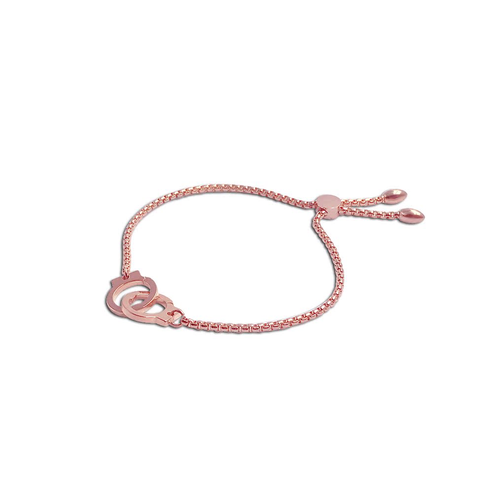 Thời trang đơn giản Tính cách đơn giản và sành điệu, tình yêu đa năng, còng tay rỗng, điều chỉnh độ dài, vòng tay, nam và nữ vòng mã não