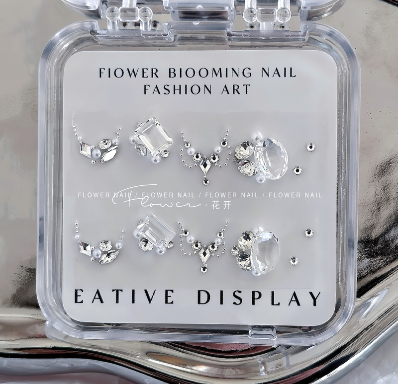 High-Quality Dongzhou Nail Art Rhinestone Material Kit K9 Rhinestone Decorations Ice-Clear Fairy Style Nail Decorations DIY Set High-Quality Dongzhou Nail Art Rhinestone Material Kit K9 Rhinestone Decorations Ice-Clear Fairy Style Nail Decorations DIY Set