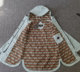 Pendleton의 구식 미국 싱글 여성용 느슨한 윈드 브레이커 스타일 비옷 PU 핫멜트 접착 방지 폭풍 시그니처 패턴