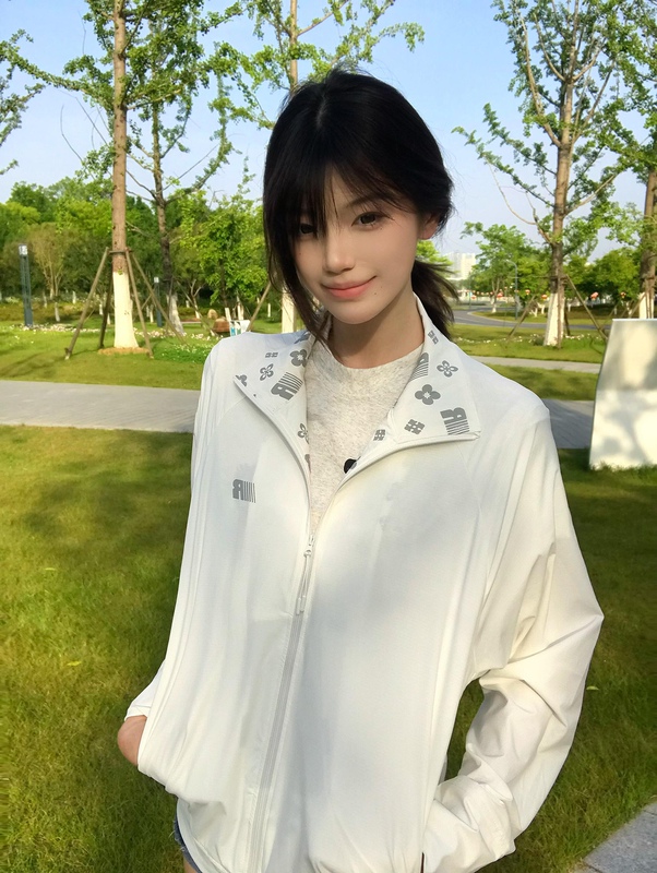 American-Style Trendy Brand Lightweight Stand-Collar Sun Protection Clothing for Women, New Summer Style, Loose Casual Versatile Sun Protection Jacket Top