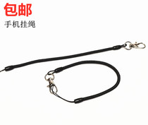 Bold spring lanyard mobile phone anti-lost key clasp anti-theft backpack rope silicone telescopic rope