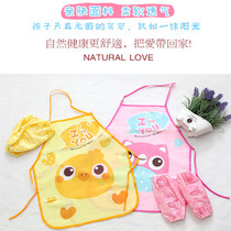 Childrens apron painting clothes Waterproof summer painting clothes Princess children sleeveless mens and womens childrens baby cover clothes