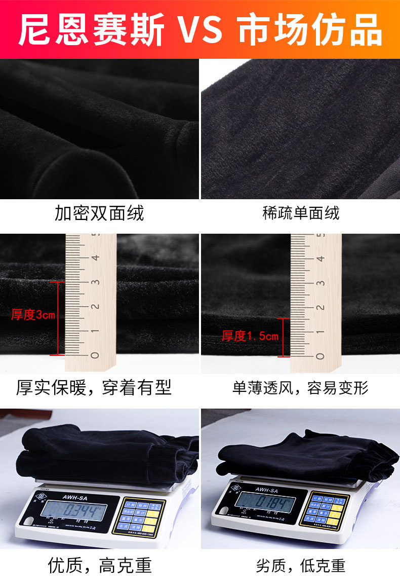 Quần short nữ mùa đông thu đông 2018 mới mặc màu đen giản dị rộng eo cao len rộng chân nhung vàng quần áo thời trang nữ
