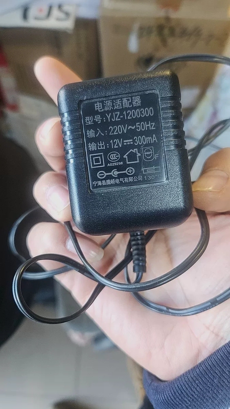 Suitable for Yjz-1200300 Power Adapter Charger Power Cord 12V300Ma 500Ma