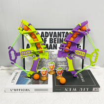 Childrens catapult soft ball radish bow and arrow target elastic sticky ball parent-child interactive throwing shooting bow and arrow toy