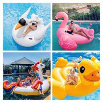 Large Number of unicorns to take a ride in the Rhubarb Ducks swan Flames Birds Seaside Floating Red Crane Floating Lined Up Water Toys