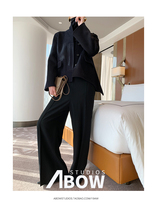 Abów) Hjia Kai Box Private Clothing Cashmere Blend Ultra High Wearing Rate Short profile Profile Double-sided jacket