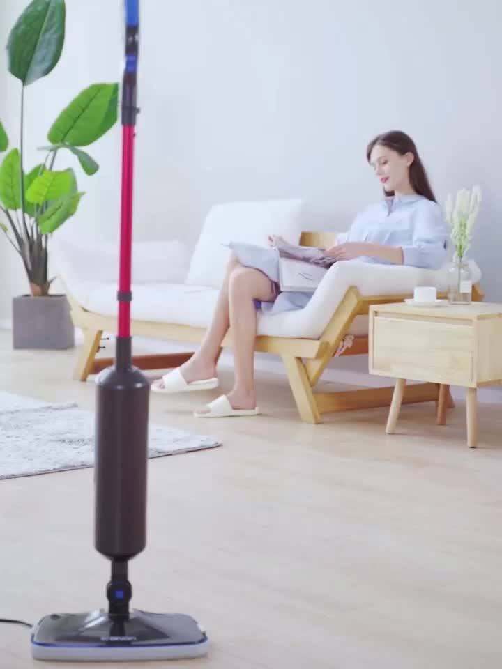 Home Cleaning Appliances 1500w Electric Floor Steam Mop Handhold Steam