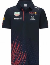 2021 new F1 Red Bull Fleet Leisure racing service Lower working men short sleeve POLO jacket Vestapan