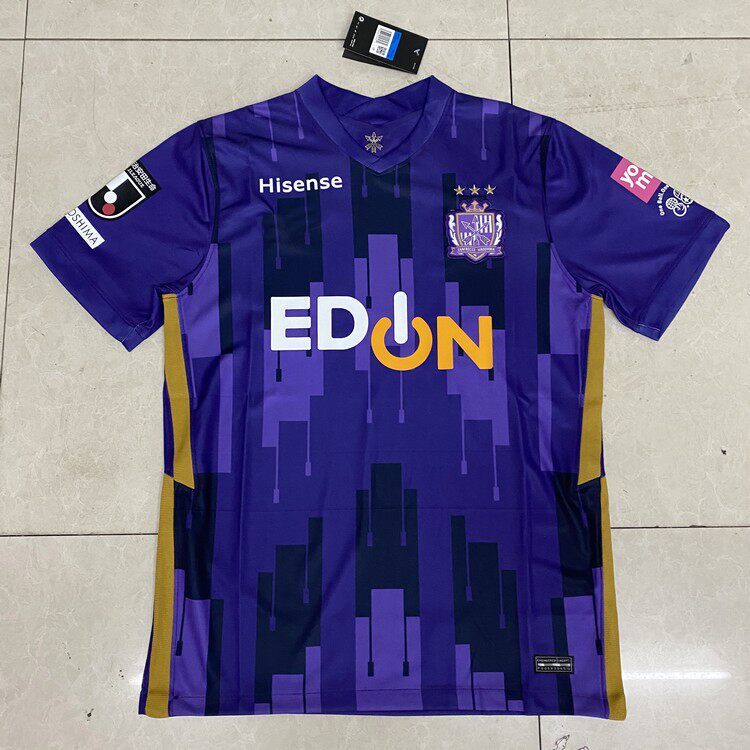 2021 Hiroshima Sanfrecce home jersey short-sleeved fan version football uniform サンフレッチェ Hiroshima F C