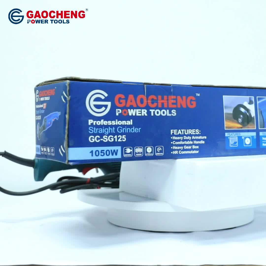 Gaocheng Sg125 Portable Straight Grinder 125mm 1050w Long Handle