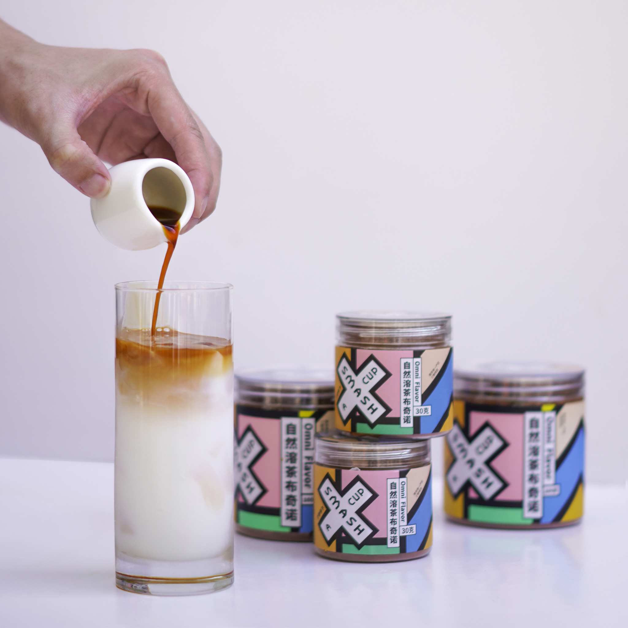 Shattering cup SmashACup South Africa Tea Buchino Natural soluble tea powder 100g Café dedicated