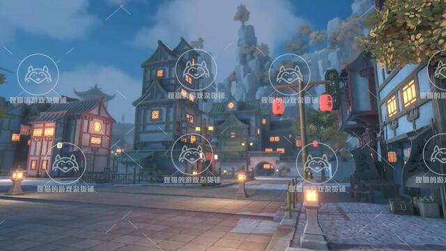 Unity Stylized Far East Kingdom 1.0 Stylized Eastern Town Scene