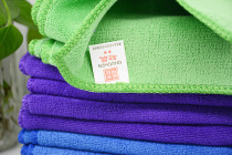 Microfiber does not shed hair 40*60 car wipe thickened car wash towel has strong water absorption