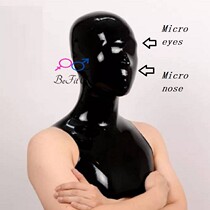 Micro hole hoods latex mask hoods handmade custom micro holes hoods mouth fake pussy