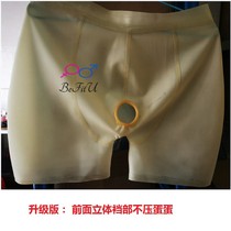 Upgraded version of the spot new design latex tight underwear safety pants boxer clean pants tie ice pants love