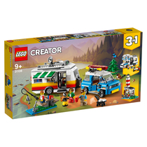 2020 Lego Building Blocks Boys and Girls Creative Hundred 3 in 1 Caravan Family Holiday 31108 Assembly Toys